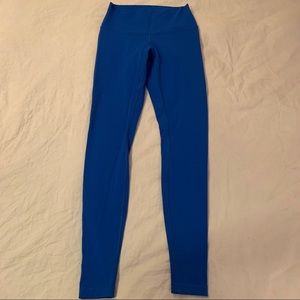 Lululemon Wunder Under Legging, Blue, Size 6